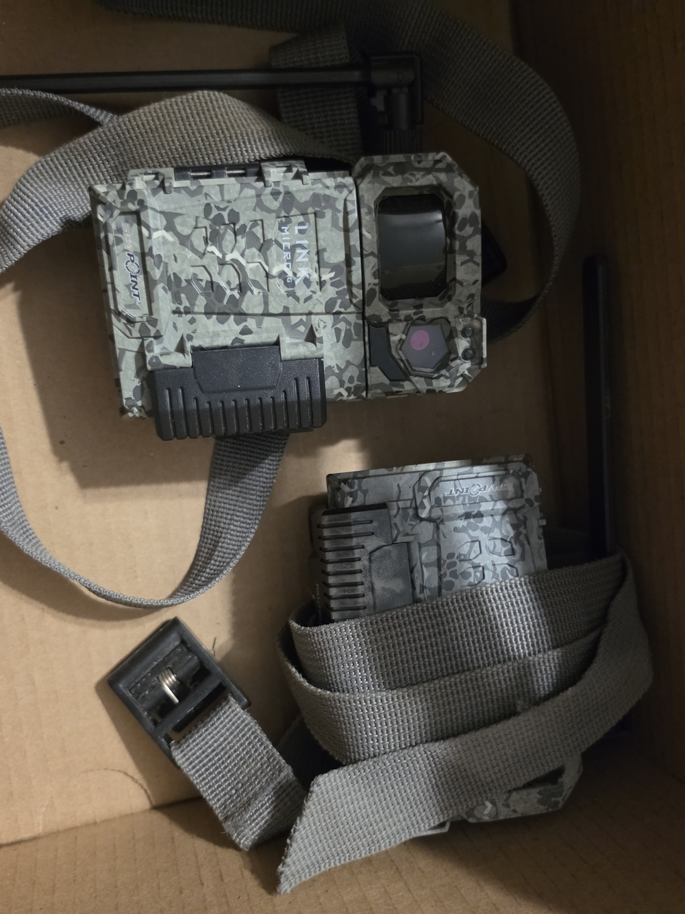 Spypoint Camouflage Trail Camera with Strap - Unknown Brand (Gray/Green Camo)